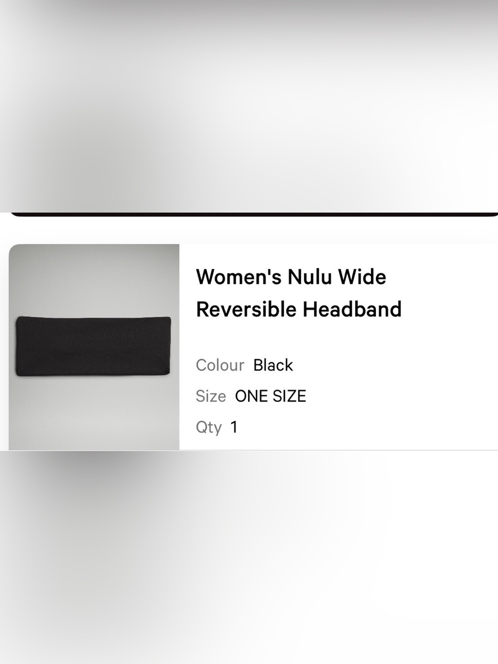 lululemon headband in nulu fabric